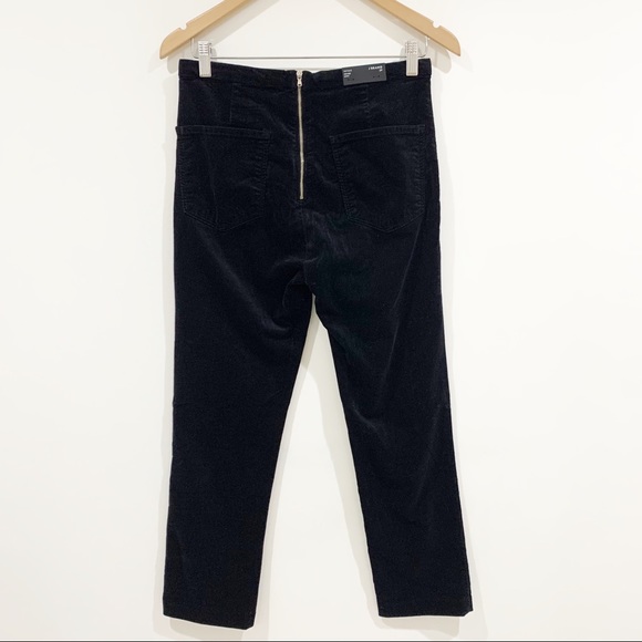 J Brand Natalie High Rise skinny crop black velvet - Picture 5 of 8